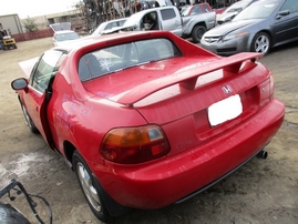 1993 HONDA DEL SOL SI RED 1.6L AT A17525